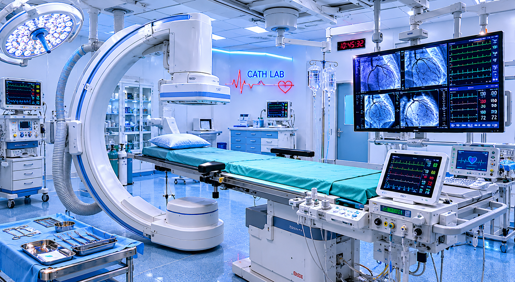 Cardiac Cath Lab at Aditya Medicare Hospitals Guntur – Angiography and Angioplasty