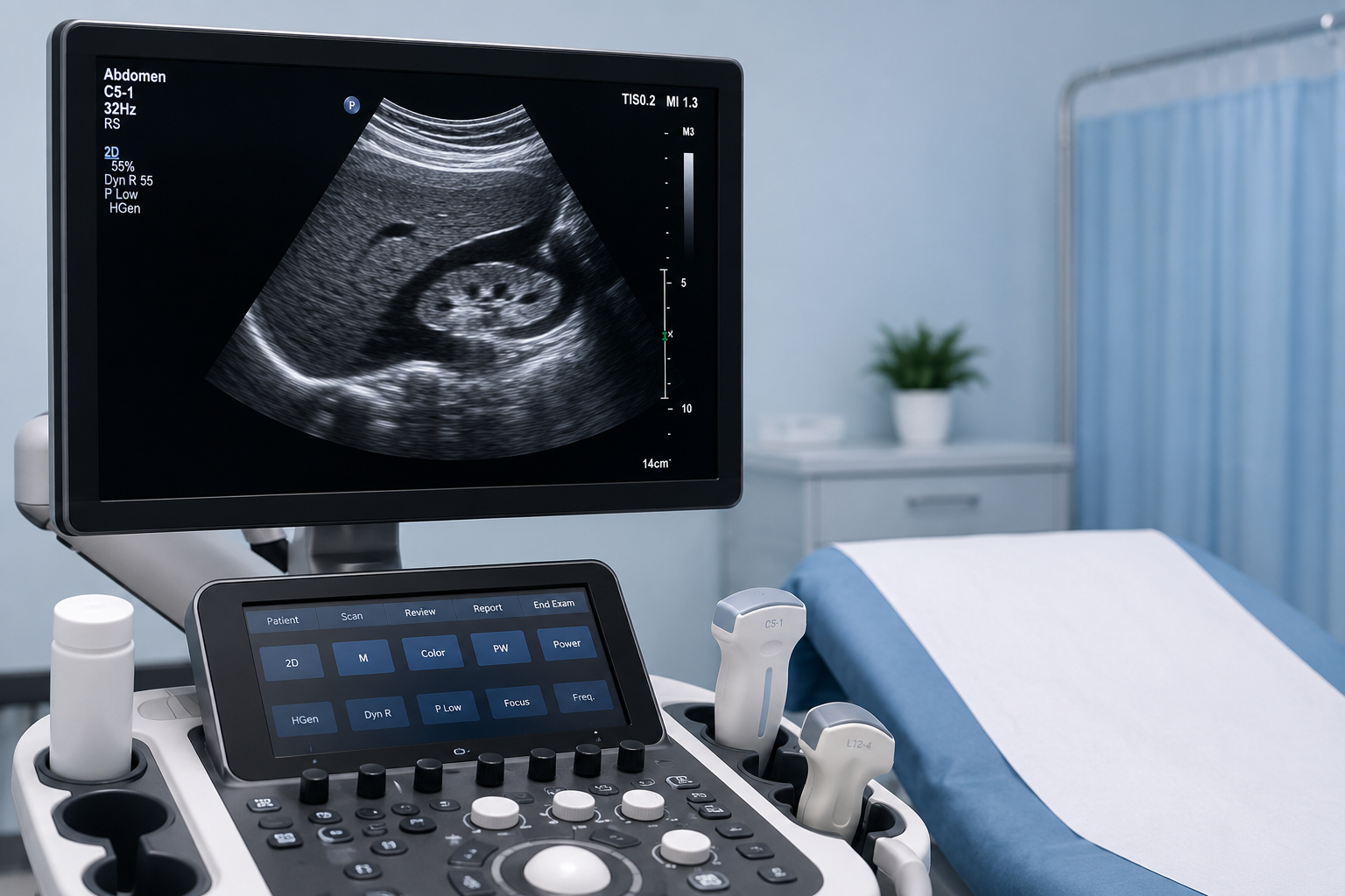 Ultrasound Machine at Aditya Medicare Hospitals Guntur – Abdominal and Pregnancy Imaging